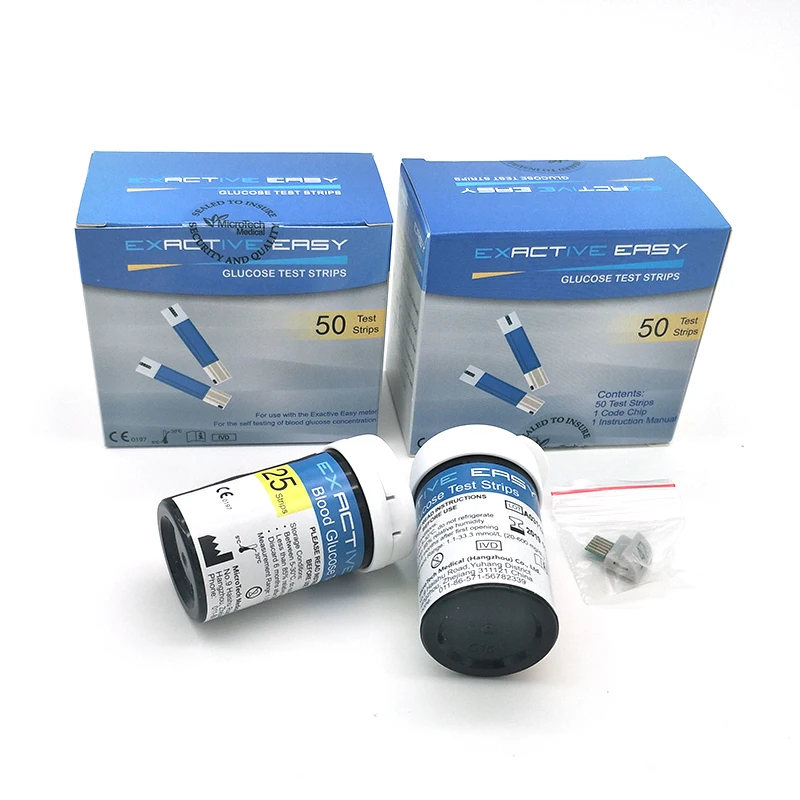 Microtech Medical Exactive Easy Test Strips+Blood Lancet Needles Blood Sugar Test Paper Expendables Diabetes Type 2 Necessary
Microtech Medical Exactive Easy Test Strips+Blood Lancet Needles Blood Sugar Test Paper Expendables Diabetes Type 2 Necessary