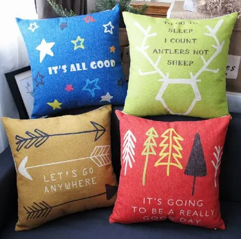 Simple Creative Christmas Tree cushion ,arrows Pillow ,Linen pillowcase home Decorate Sofa cushions 4PCS/LOT
Simple Creative Christmas Tree cushion ,arrows Pillow ,Linen pillowcase home Decorate Sofa cushions 4PCS/LOT
