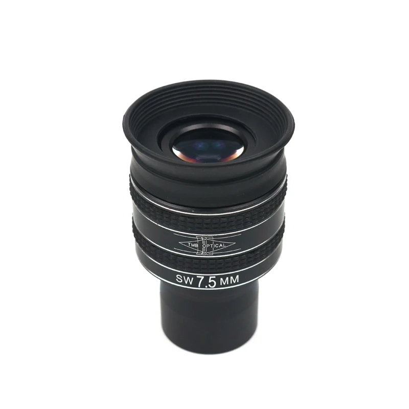 7.5mm Telescope Planetary Eyepiece Lens for Astronomy Reflector Refractor 1.25" Interface 58 Degree Wide-Angle View
7.5mm Telescope Planetary Eyepiece Lens for Astronomy Reflector Refractor 1.25" Interface 58 Degree Wide-Angle View
