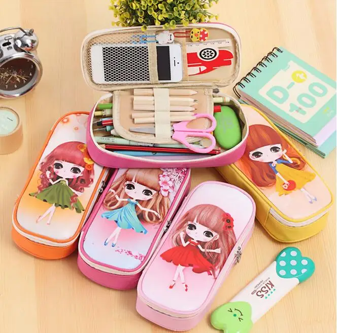 New Style Korean Cute Pencil Bag Large Capacity PU Leather Pencil Case Box for School Office Stationary Supplies Great for Gift
New Style Korean Cute Pencil Bag Large Capacity PU Leather Pencil Case Box for School Office Stationary Supplies Great for Gift