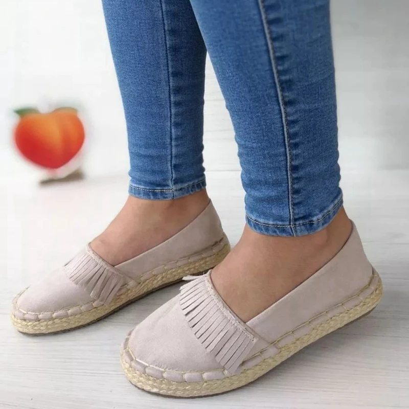 Casual Women's Cloth Shoes Spring Summer Breathable Soft Tassel Slip On Espadrille Sneaker Lazy Canvas Ladies Shoes Dropship
Casual Women's Cloth Shoes Spring Summer Breathable Soft Tassel Slip On Espadrille Sneaker Lazy Canvas Ladies Shoes Dropship