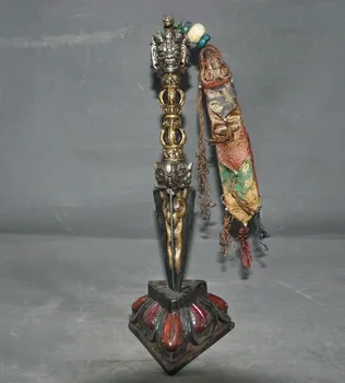 wedding decoration Tibet temple Meteorite iron Tiantie Gilt Mahakala Vajra Phurpa Dagger equipment
wedding decoration Tibet temple Meteorite iron Tiantie Gilt Mahakala Vajra Phurpa Dagger equipment