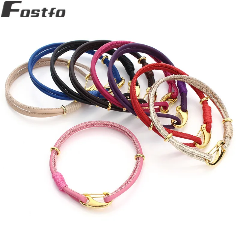 Fostfo Fashion Leather Bracelets Multicolor Double Layer Clasp For Women Pulsera Handmade SheepSkin Leather Braided Bracelet Men
Fostfo Fashion Leather Bracelets Multicolor Double Layer Clasp For Women Pulsera Handmade SheepSkin Leather Braided Bracelet Men