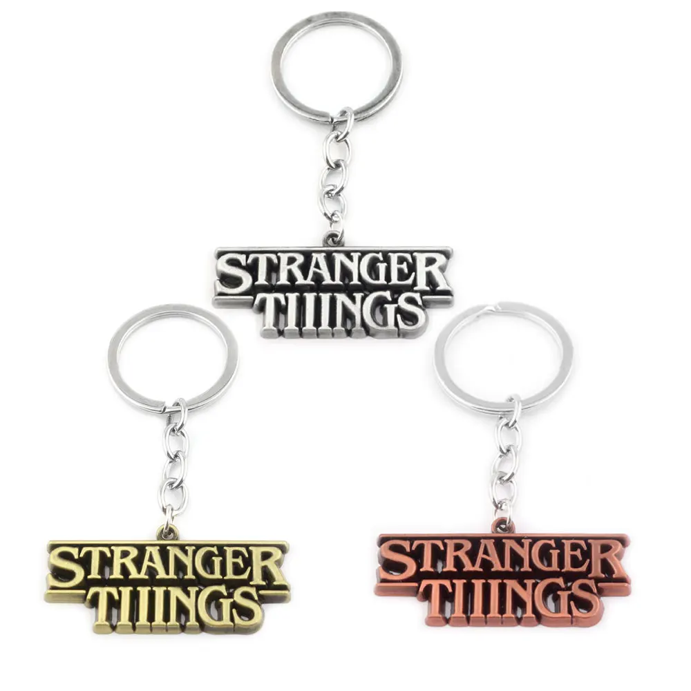 SC Horror TV Series Stranger Things Letter Logo Keychains 3 colors letter pendant Car Key Chain For Men Jewelry Souvenir gift
SC Horror TV Series Stranger Things Letter Logo Keychains 3 colors letter pendant Car Key Chain For Men Jewelry Souvenir gift