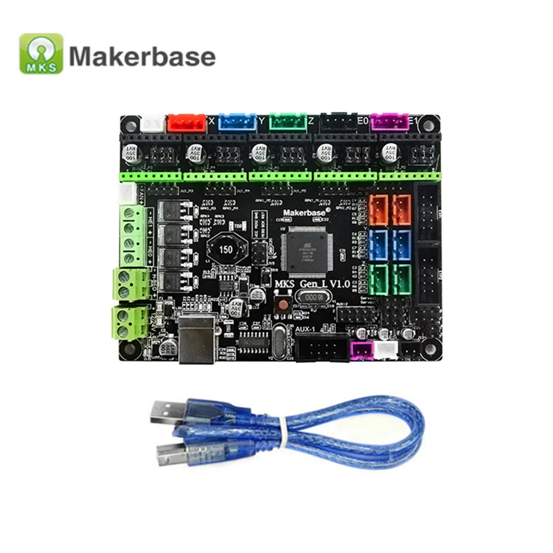 3D Printer Control Board MKS Gen L V1.0 Compatible with Ramps1.4/Mega2560 R3 Support A4988/DRV8825/TMC2100/LV8729 for MKS TFT32
3D Printer Control Board MKS Gen L V1.0 Compatible with Ramps1.4/Mega2560 R3 Support A4988/DRV8825/TMC2100/LV8729 for MKS TFT32