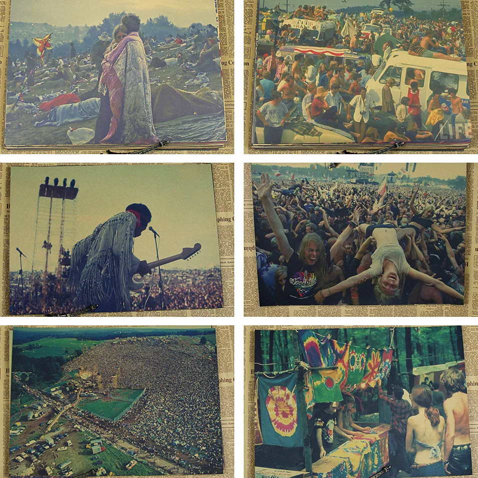 Woodstock rock music festival/retro craft paper decorative painting posters classic poster vintage paper craft
Woodstock rock music festival/retro craft paper decorative painting posters classic poster vintage paper craft