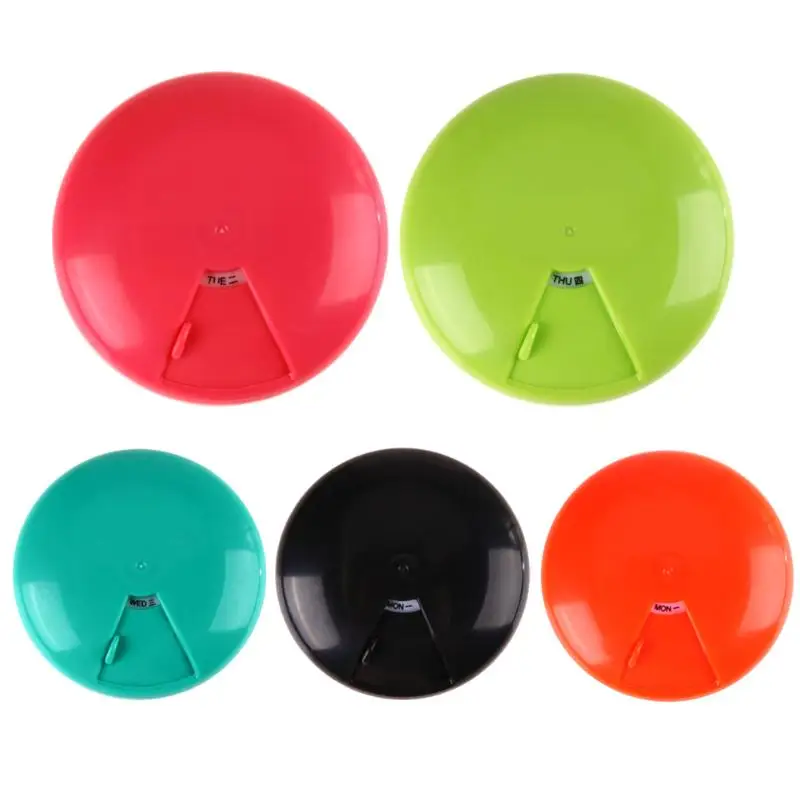 Portable 7-Day Pill Box Travel Outdoor Activity Rotating Medicine Box Drug Organizer Tablet Dispenser Storage Container
Portable 7-Day Pill Box Travel Outdoor Activity Rotating Medicine Box Drug Organizer Tablet Dispenser Storage Container