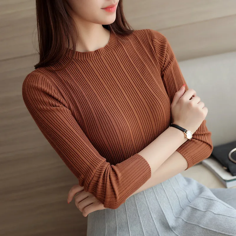 The new women's spring 2021 sweater slim shirt collar Pullover female thickened half coat
The new women's spring 2021 sweater slim shirt collar Pullover female thickened half coat