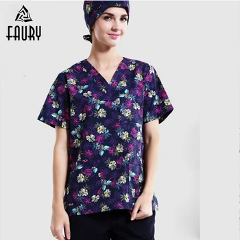 Doctor Nurse Uniform Clothes Short-Sleeved Scrub Medical Service Dental Beauty Pharmacy Plastic Surgery Brush Hand Clothing
Doctor Nurse Uniform Clothes Short-Sleeved Scrub Medical Service Dental Beauty Pharmacy Plastic Surgery Brush Hand Clothing