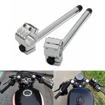 Silver Motorcycle Handlebar Racing Adjustable CNC 31/32/33/35/36/37//39/41/45/48/50/51 mm Clip On Fork 7/8" Handle Bar
Silver Motorcycle Handlebar Racing Adjustable CNC 31/32/33/35/36/37//39/41/45/48/50/51 mm Clip On Fork 7/8" Handle Bar