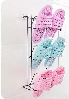 Bathroom wall - mounted shoe rack. Multi - layer shoe collection rack. Toilet slipper rack.078
Bathroom wall - mounted shoe rack. Multi - layer shoe collection rack. Toilet slipper rack.078