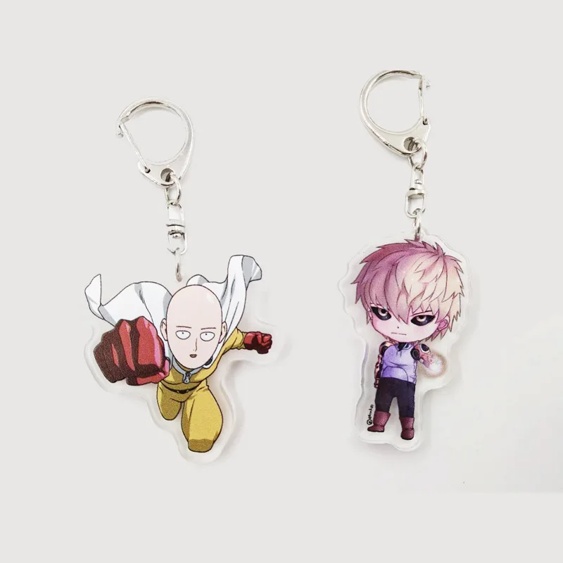 4 Styles Acrylic Keychain Anime ONE PUNCH-MAN model Saitama Genos Transparent Double-sided Keychain toys gift Pendant 55mm 
4 Styles Acrylic Keychain Anime ONE PUNCH-MAN model Saitama Genos Transparent Double-sided Keychain toys gift Pendant 55mm