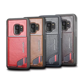 For Samsung Galaxy S9 S9 Plus Phone Case Pierre Cardin Genuine Leather Slim Card Holder Stand Flip Leather Hard back Cover Case
For Samsung Galaxy S9 S9 Plus Phone Case Pierre Cardin Genuine Leather Slim Card Holder Stand Flip Leather Hard back Cover Case