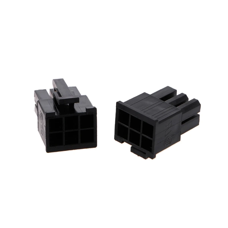 50Pcs 4.2mm 6P 6 Pin Male Power Connector For PC Computer PCI-E Plastic Shell -B119
50Pcs 4.2mm 6P 6 Pin Male Power Connector For PC Computer PCI-E Plastic Shell -B119