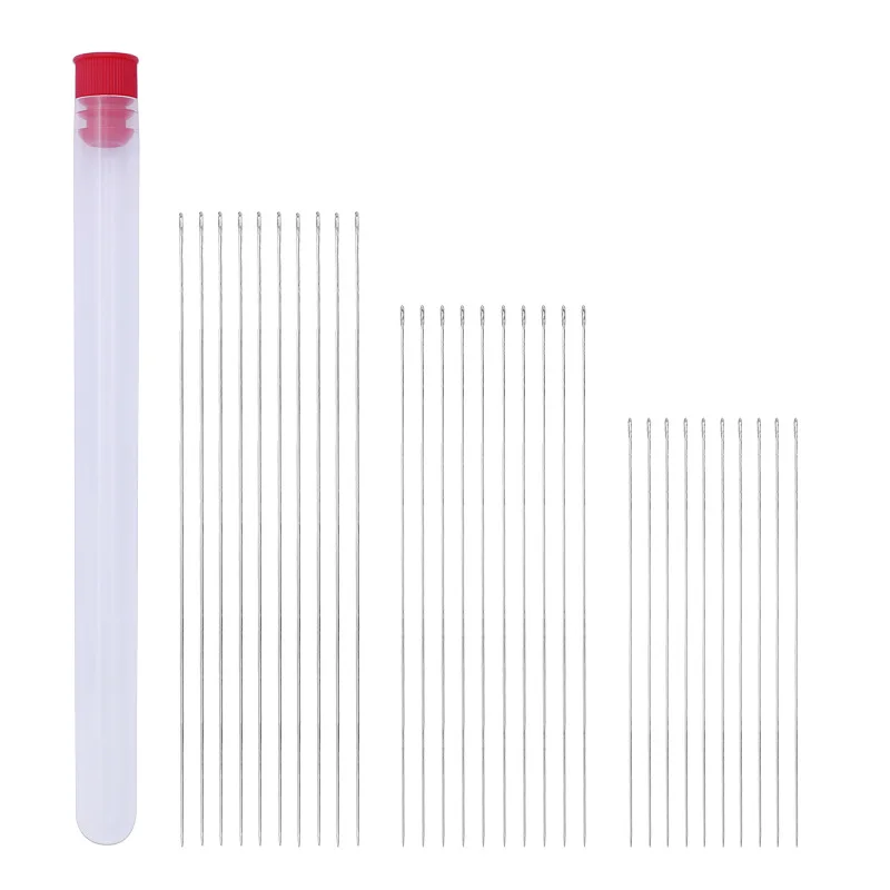 30pcs/set Beading Needle Tools for Jewelry Making DIY Hand stitches Sewing Needles DIY Embroidery Long Fine Steel Needle 3 Size
30pcs/set Beading Needle Tools for Jewelry Making DIY Hand stitches Sewing Needles DIY Embroidery Long Fine Steel Needle 3 Size
