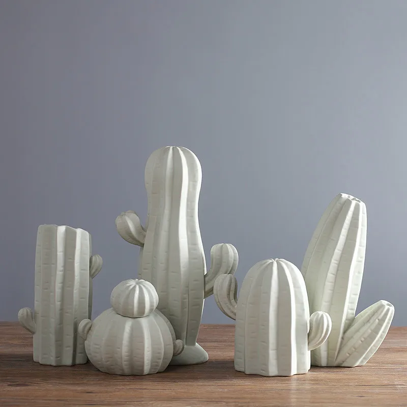 Nordic style Creative Ceramic vase cactus Home Decoration Simple bedroom Artificial flower accessories Flower arrangement
Nordic style Creative Ceramic vase cactus Home Decoration Simple bedroom Artificial flower accessories Flower arrangement