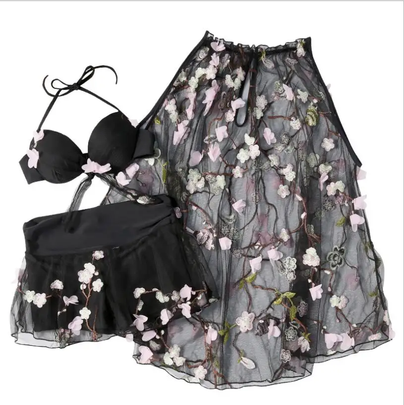 2019 New Women Three Pieces Bikinis Sets Swimwear Bathing Suit Push Up Biquinis Swimsuit Swimming Beach Wear Suits with Cover-Up
2019 New Women Three Pieces Bikinis Sets Swimwear Bathing Suit Push Up Biquinis Swimsuit Swimming Beach Wear Suits with Cover-Up