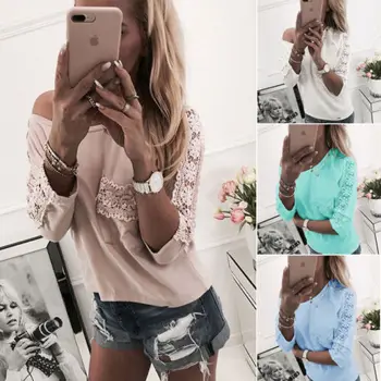 New Womens Girl Lace Floral Crochet Pocket Cotton Loose Blouse Shirts Casual Long Sleeve Off Shoulder Soft Blouses Sunsuit Tops
New Womens Girl Lace Floral Crochet Pocket Cotton Loose Blouse Shirts Casual Long Sleeve Off Shoulder Soft Blouses Sunsuit Tops