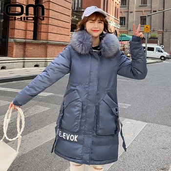 OMCHION Faux Big Fur Women Long Slim Winter Parkas Jacket Coat 2019 Thick Warm Women Hooded Coat Cotton Padded Jackets LJK59 
OMCHION Faux Big Fur Women Long Slim Winter Parkas Jacket Coat 2019 Thick Warm Women Hooded Coat Cotton Padded Jackets LJK59
