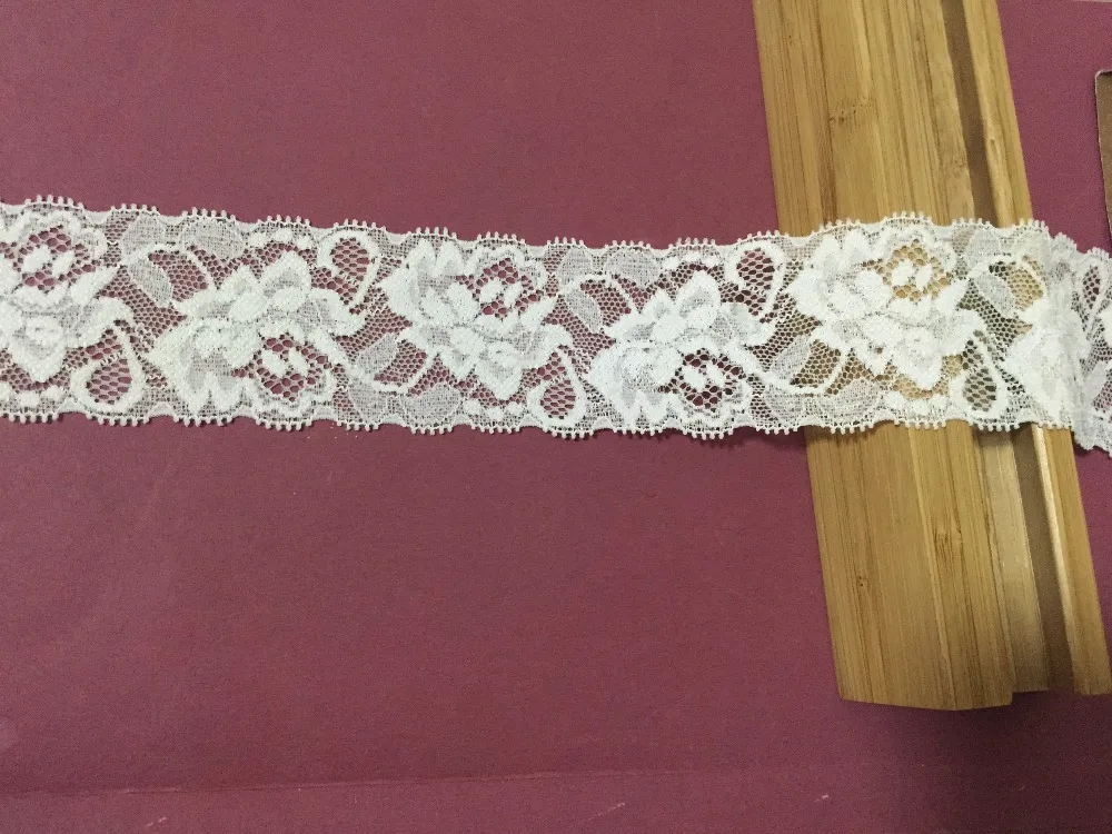 pure white 5cm width 40meters/lot high quality gorgeous stretch lace trim floral lace band
pure white 5cm width 40meters/lot high quality gorgeous stretch lace trim floral lace band