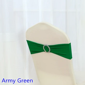 Army Green Colour Shiny Round buckles Spandex chair sash wedding chair sashes lycra stretch chair band universal hotel party
Army Green Colour Shiny Round buckles Spandex chair sash wedding chair sashes lycra stretch chair band universal hotel party