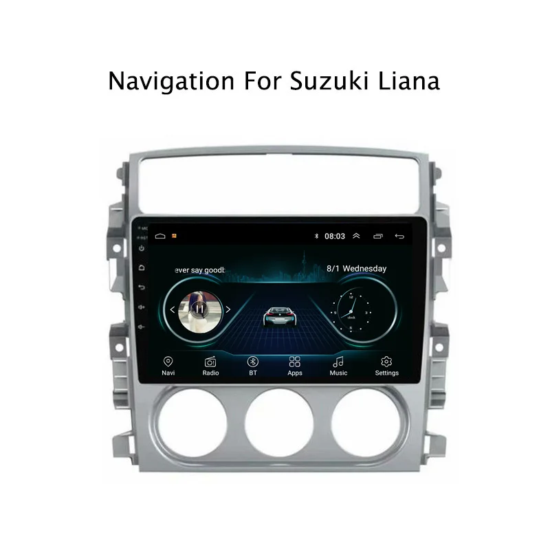 9 "2.5D ips Android 8 1 автомобильный DVD gps плеер для Suzuki Liana 2007 2013 радиоприемник стерео