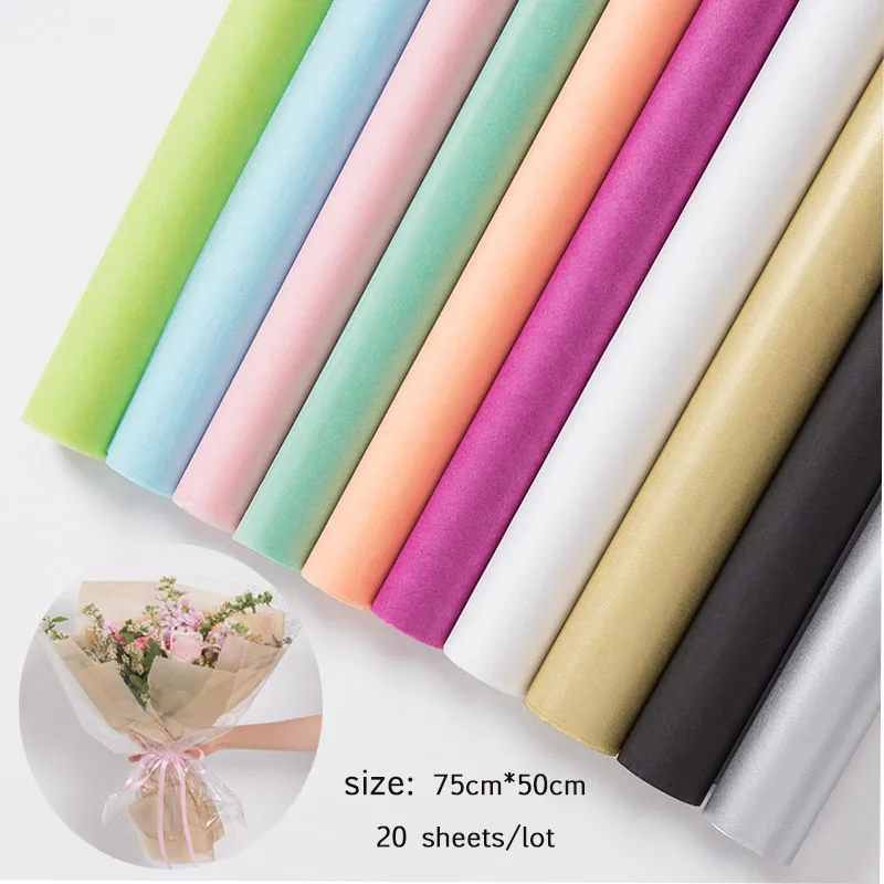 Colorful Korean MG Tissue Paper Bouquet Flower Wrapping Material Fluffy Lining Paper Florist Packing Suppliers 20 Sheets/lot
Colorful Korean MG Tissue Paper Bouquet Flower Wrapping Material Fluffy Lining Paper Florist Packing Suppliers 20 Sheets/lot
