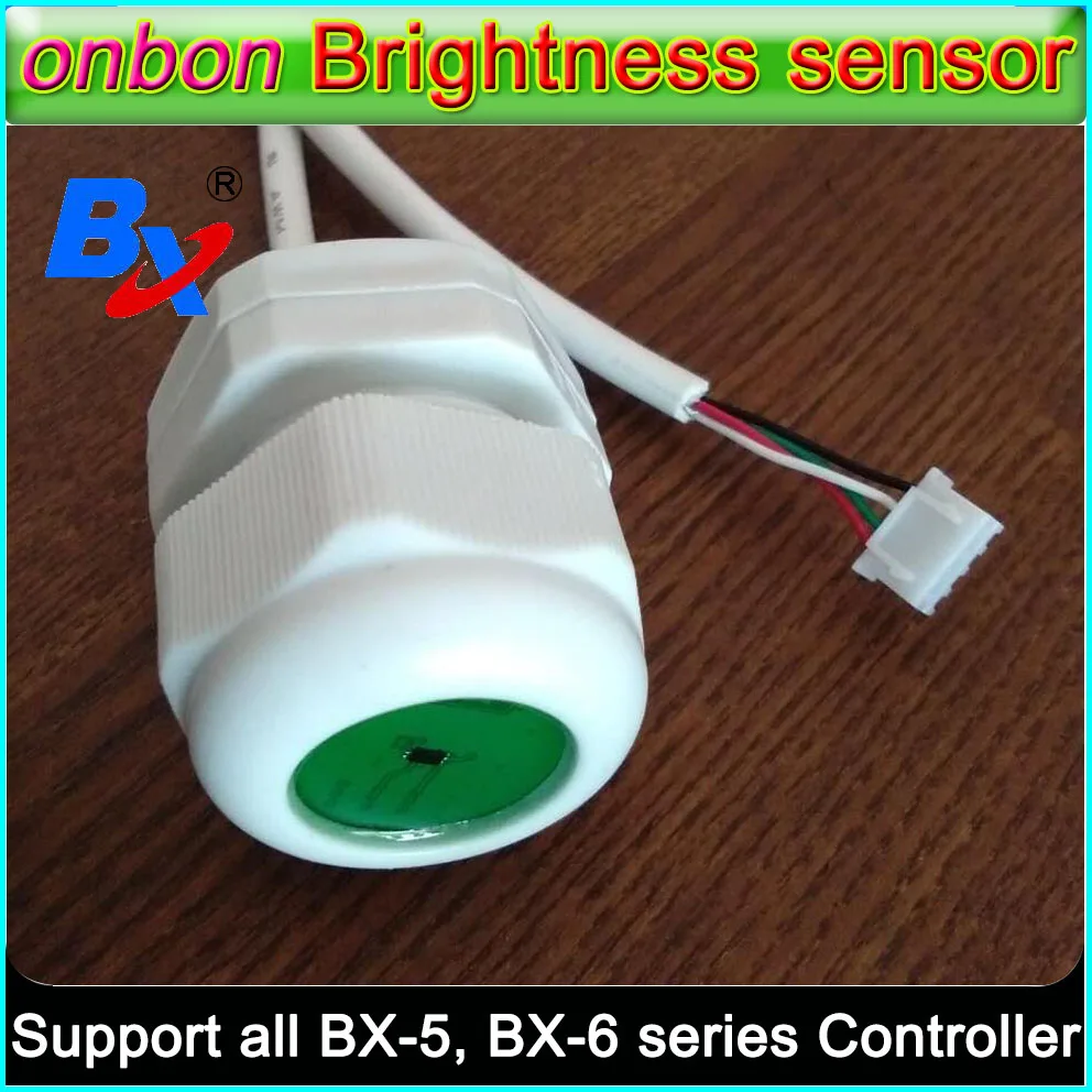 BX-Brightness sensor, Applicable to onbon 5A 5U 5M series BX-5Q BX-6Q lintel full color controller
BX-Brightness sensor, Applicable to onbon 5A 5U 5M series BX-5Q BX-6Q lintel full color controller