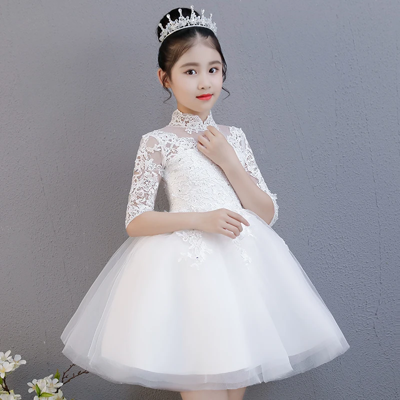 Elegant Girl Wedding Dress White Lace Sequin Tulle Flower Girl Dress Party Princess Birthday Gown First Communion Dress
Elegant Girl Wedding Dress White Lace Sequin Tulle Flower Girl Dress Party Princess Birthday Gown First Communion Dress