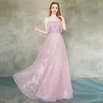 Sweetheart Long Spaghetti Strap Evening Dress Female Quinceanera Engagement Performance Dress Formal Dress Women Elegant Vestido
Sweetheart Long Spaghetti Strap Evening Dress Female Quinceanera Engagement Performance Dress Formal Dress Women Elegant Vestido