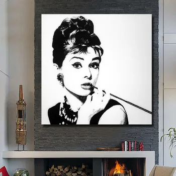 Free shipping Audrey Hepburn Movie Star Pop handpainted Art Wall picture on Canvas figure poster for living room home decor
Free shipping Audrey Hepburn Movie Star Pop handpainted Art Wall picture on Canvas figure poster for living room home decor