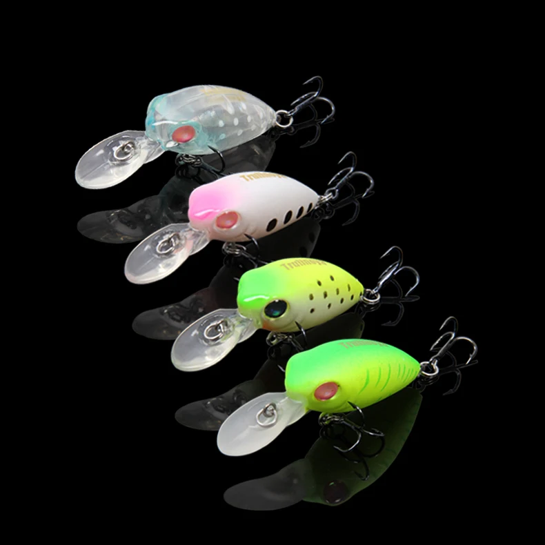 Trulinoya DW40 mini crank bait 32mm/2.7g hard fishing lures depth1.8m 2pcs/lot,free shipping
Trulinoya DW40 mini crank bait 32mm/2.7g hard fishing lures depth1.8m 2pcs/lot,free shipping