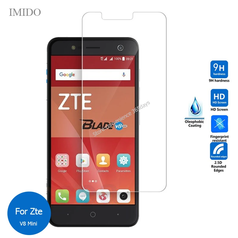2 шт. закаленное стекло для Zte Blade V8 мини-защита экрана 9h Защитная пленка V8Mini V 8 |