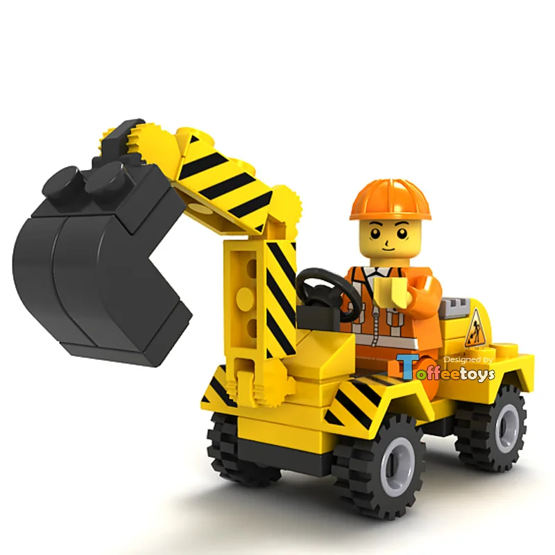 JIESTAR 21002 City Construction Team Mini Excavator Figure Blocks Educational Building Bricks Toys For Children Compatible Legoe
JIESTAR 21002 City Construction Team Mini Excavator Figure Blocks Educational Building Bricks Toys For Children Compatible Legoe