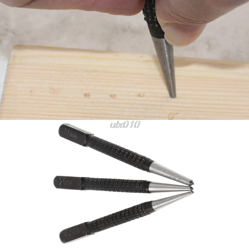 3 Pcs 3/32" Heavy Duty Centre Punch Steel Metal Spring Loaded Marking Hole Tool R18 Whosale&DropShip
3 Pcs 3/32" Heavy Duty Centre Punch Steel Metal Spring Loaded Marking Hole Tool R18 Whosale&DropShip