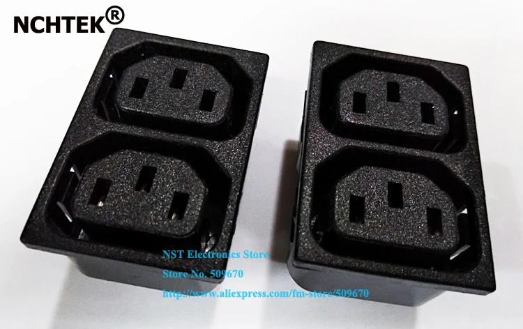 NCHTEK 10A 250V TWO In One IEC 320 C13 3Pin Female AC PDU/UPS Power Socket/Free Shipping/10PCS
NCHTEK 10A 250V TWO In One IEC 320 C13 3Pin Female AC PDU/UPS Power Socket/Free Shipping/10PCS