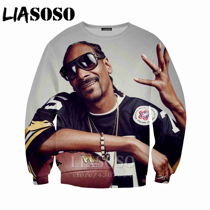 LIASOSO Funny anime 3D Print Men hoodies Women Snoop Dogg hoodie Sweatshirt Harajuku hip hop shirts streetwear Long sleeve E66
LIASOSO Funny anime 3D Print Men hoodies Women Snoop Dogg hoodie Sweatshirt Harajuku hip hop shirts streetwear Long sleeve E66