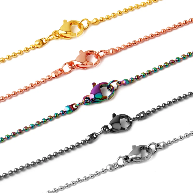 2pcs 2019 Stainless Steel Chain 45cm Handmade Lobster Buckle Necklace Fashion Men Women DIY Jewelry Making Accessories Wholesale
2pcs 2019 Stainless Steel Chain 45cm Handmade Lobster Buckle Necklace Fashion Men Women DIY Jewelry Making Accessories Wholesale