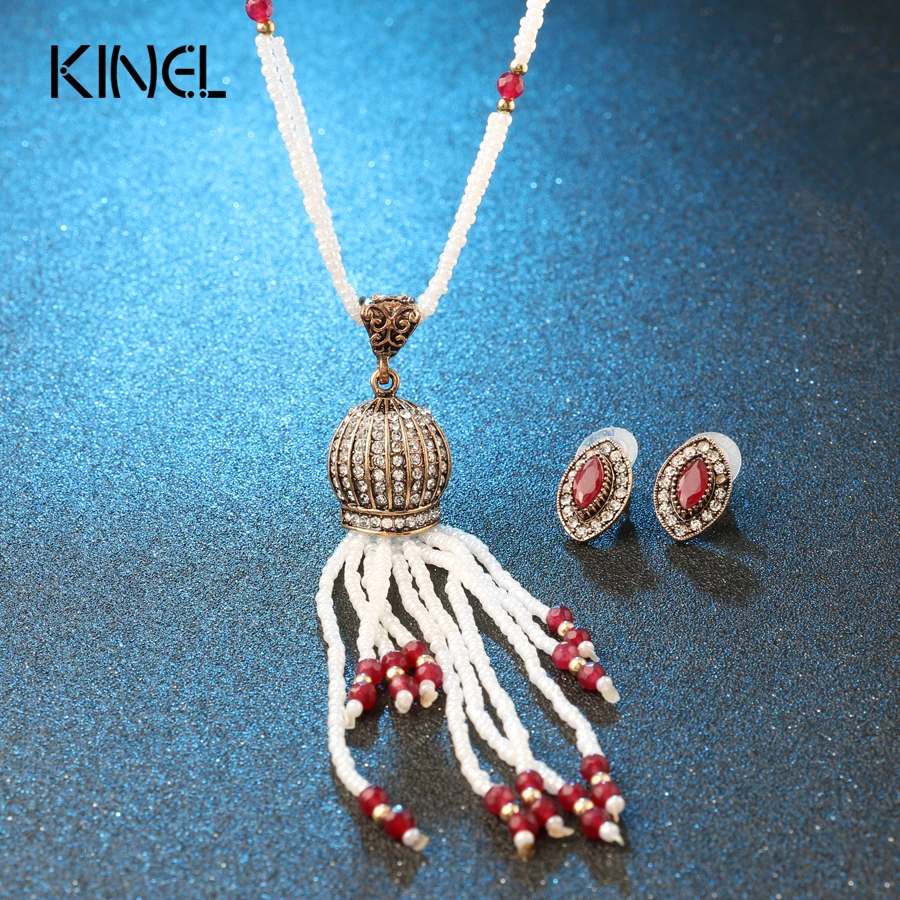 Kinel Fashion Vintage Jewelry Sets 2016 New Crystal Ball Flower Pendant Necklace Female Rainbow Luxury From India Necklace
Kinel Fashion Vintage Jewelry Sets 2016 New Crystal Ball Flower Pendant Necklace Female Rainbow Luxury From India Necklace