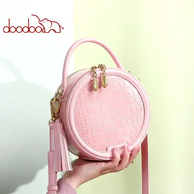DOODOO 2019 Crocodile grain Fashion Mini PU Leather Handbag One Shoulder Cross-body Bag Small Round Package Women Messenger Bags
DOODOO 2019 Crocodile grain Fashion Mini PU Leather Handbag One Shoulder Cross-body Bag Small Round Package Women Messenger Bags