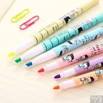 Deli 6 Color water ink Pen with invisible ink pen school stationery Marker highlighter markers for drawing Student Supplies
Deli 6 Color water ink Pen with invisible ink pen school stationery Marker highlighter markers for drawing Student Supplies