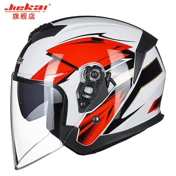 2019 Genuine JIEKAI Helmet Motorcycle Motorbike Dual Lens Summer/Winter Open Face Helmet Moto capacete para motocicleta casco
2019 Genuine JIEKAI Helmet Motorcycle Motorbike Dual Lens Summer/Winter Open Face Helmet Moto capacete para motocicleta casco