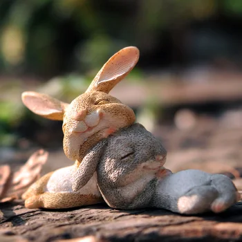 Cute Rabbit Statues Collection Resin Animal Figurines Ornament Garden Micro landscape Decoration Ornament Creative Craft Gift 
Cute Rabbit Statues Collection Resin Animal Figurines Ornament Garden Micro landscape Decoration Ornament Creative Craft Gift
