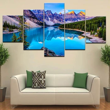 Moraine Lake 5 Panel/piece HD Print landscape modern Wall posters Canvas Art painting For home living room decoration
Moraine Lake 5 Panel/piece HD Print landscape modern Wall posters Canvas Art painting For home living room decoration