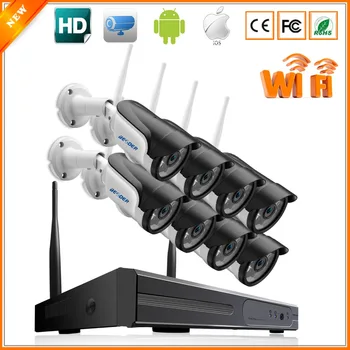 BESDER 8CH CCTV Camera System WiFi NVR KIT 960P 1.3MP WiFi NVR 8CH With 8PCS IR Night Bullet IP Camera WiFi 960P Security System
BESDER 8CH CCTV Camera System WiFi NVR KIT 960P 1.3MP WiFi NVR 8CH With 8PCS IR Night Bullet IP Camera WiFi 960P Security System