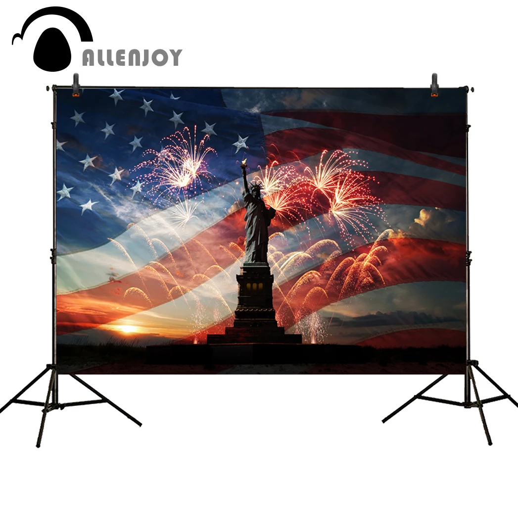 Allenjoy photo background American Independence Day the Statue of Liberty Fireworks American Flag the Stars and the Stripes
Allenjoy photo background American Independence Day the Statue of Liberty Fireworks American Flag the Stars and the Stripes