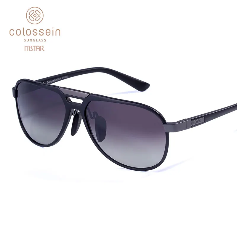 COLOSSEIN MSTAR Sunglasses Men Polarized Fashion Vintage Sun Glasses Gradual Light Soft Classic Black Grey Lens Eyewear UV400
COLOSSEIN MSTAR Sunglasses Men Polarized Fashion Vintage Sun Glasses Gradual Light Soft Classic Black Grey Lens Eyewear UV400