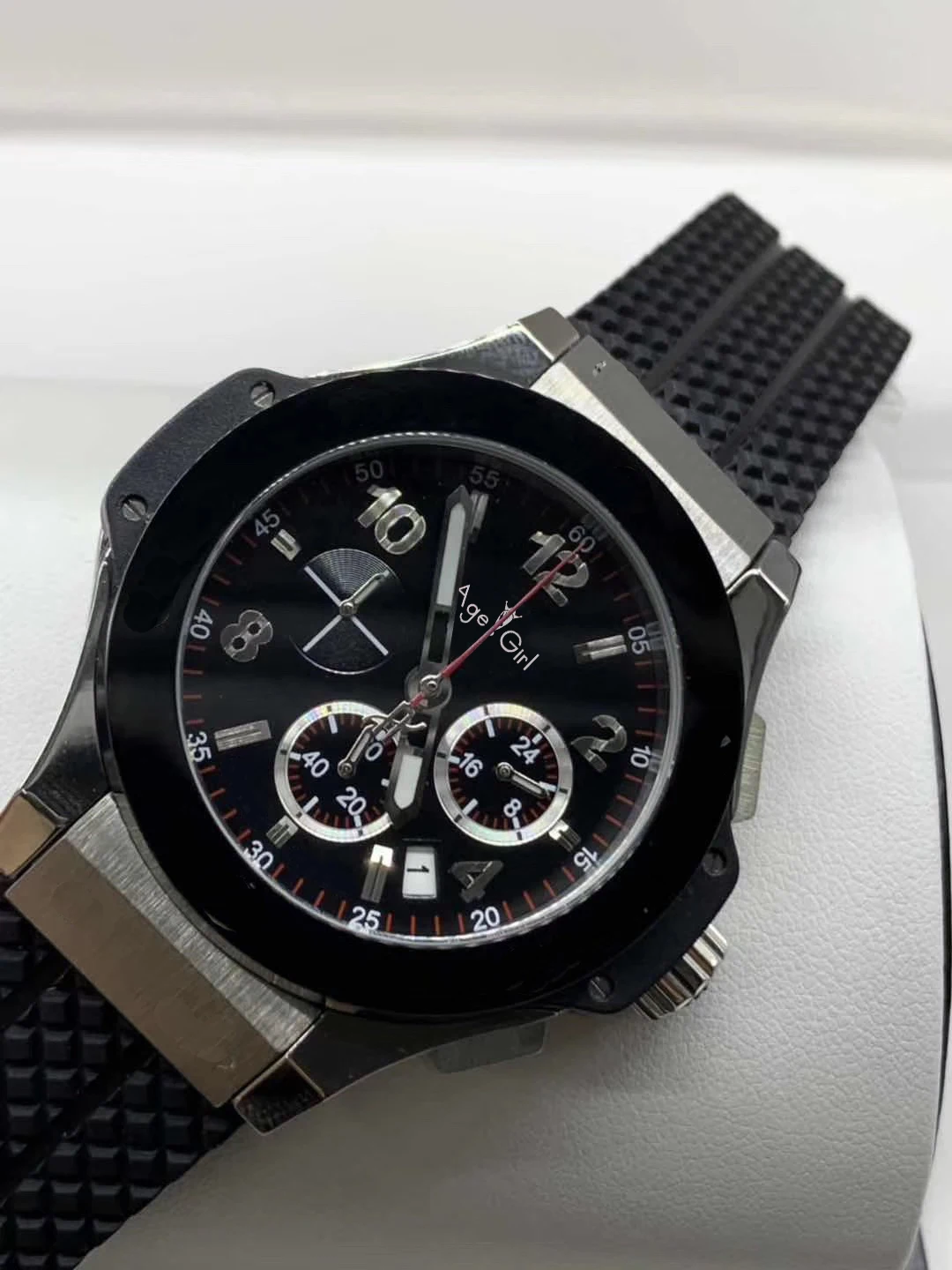 Luxury Brand New Men Quartz Chronograph Stopwatch Sapphire Stainless Steel Silver Black Bezel Blue Coffee Rubber Luminous Watch 
Luxury Brand New Men Quartz Chronograph Stopwatch Sapphire Stainless Steel Silver Black Bezel Blue Coffee Rubber Luminous Watch