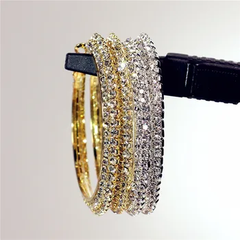 Hotsale new multi layer cubic zircon micro paved full CZ hoop earrings for women Korean jewelry
Hotsale new multi layer cubic zircon micro paved full CZ hoop earrings for women Korean jewelry