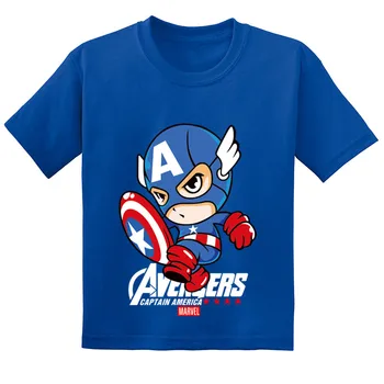 Children Cartoon Cotton Baby T shirt Avengers Captain America Super Hero Kids Funny T-shirts Boys/Girls Summer Tops Tees
Children Cartoon Cotton Baby T shirt Avengers Captain America Super Hero Kids Funny T-shirts Boys/Girls Summer Tops Tees